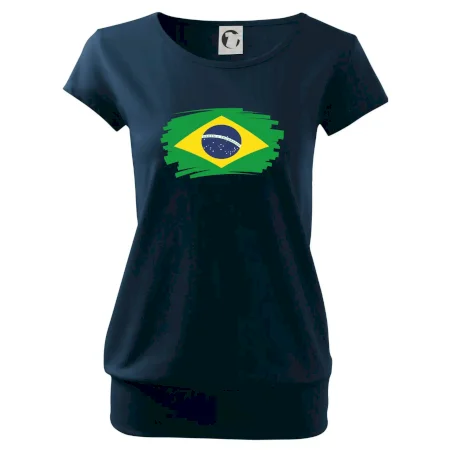 Brazília vlajka štetkou