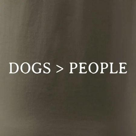 Dogs > People