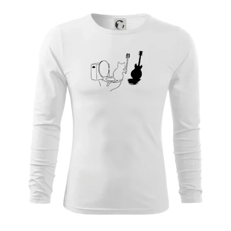 Mačka a gitara WC