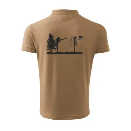 Disc golf - žena čierny obrázok