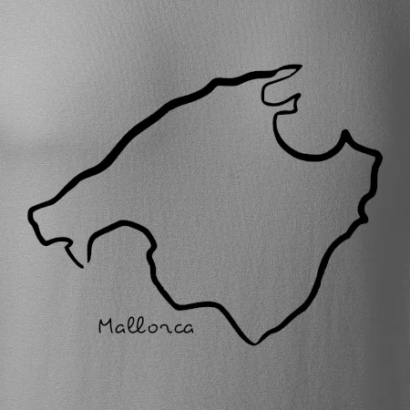 Mallorca - obrys ostrova