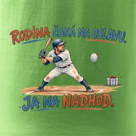 Rodina čaká na oslavu ja na nadhod