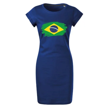 Brazília vlajka štetkou