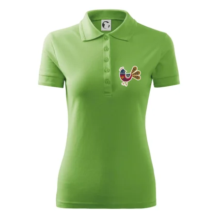 Folklór na prsníku sliepky