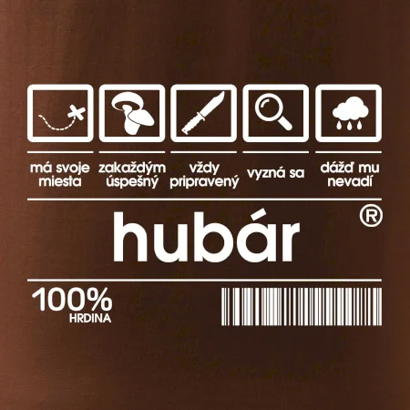 Čiarový kód - Hubár