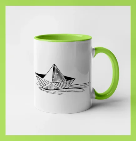 Letná romantika - papierová loďka