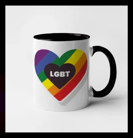LGBT srdce dúhové