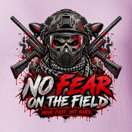 Lebka bojovníka – No Fear paintball
