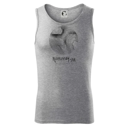 Kôprovský štít - vrstevnice v kruhu