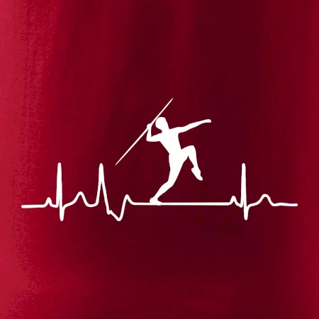 EKG hod oštepom muž