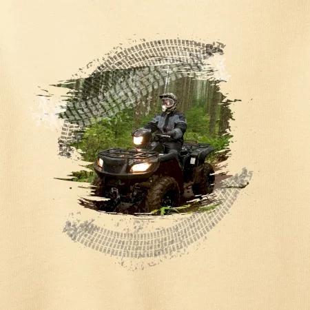 ATV štvorkolka v lese