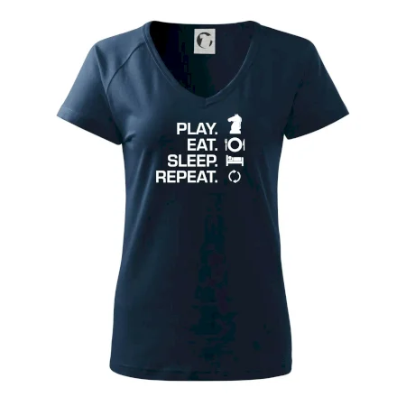 Eat sleep play - šach
