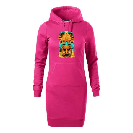 Mayová maska s pyramídou