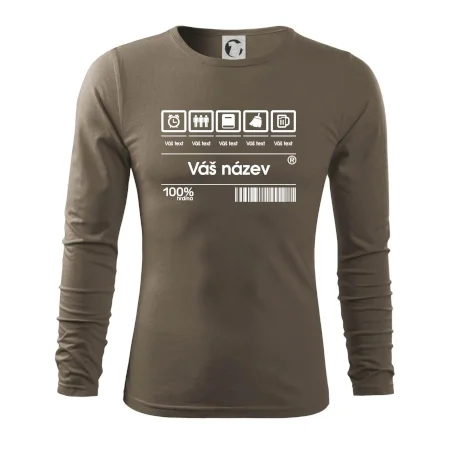 Čárový kód - Vlastní text