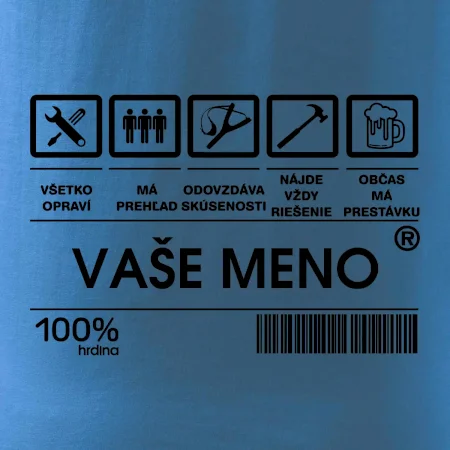 Vaše meno - čiarový kód