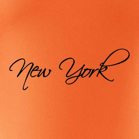 New York nápis písacím