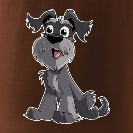 Bradáč kreslený sediaci