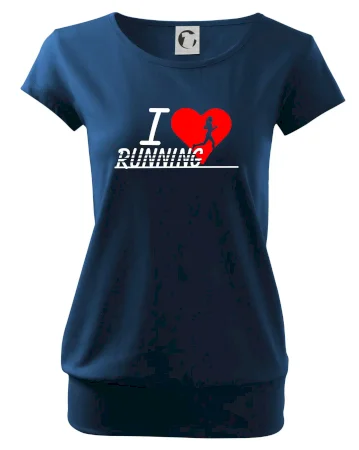 I love running dievča