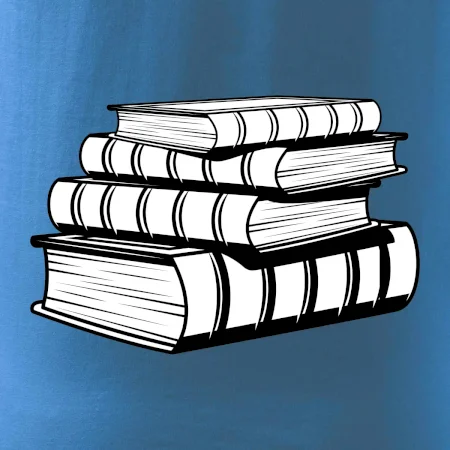 Knihy čiernobiele na sebe