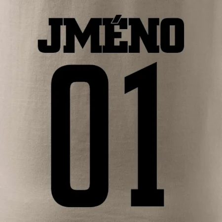 Futbalový dres - vlastné meno a číslo