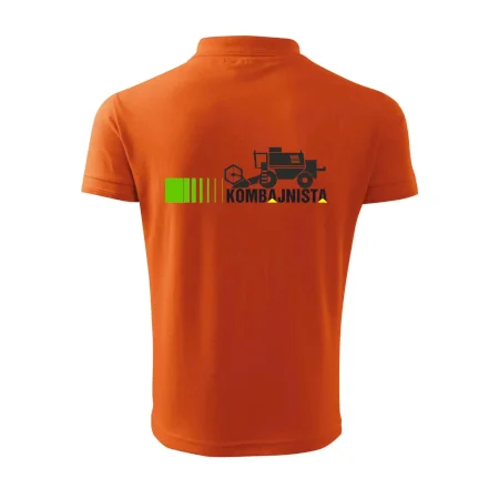 Kombajnista zelená a žltá