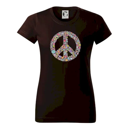 Peace symbol lístočky