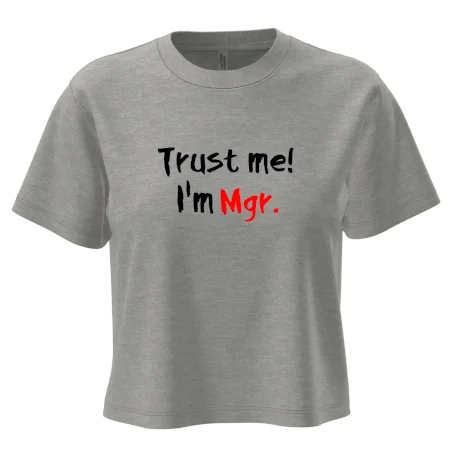 Trust me I´m  Mgr. / Ver mi som Magister.