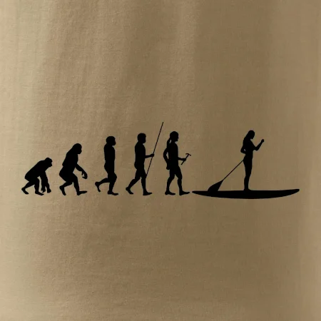 Evoluce paddleboard žena