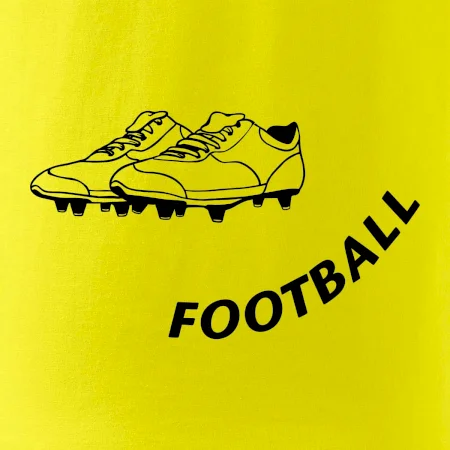 FOOTBALL nápis šikmo