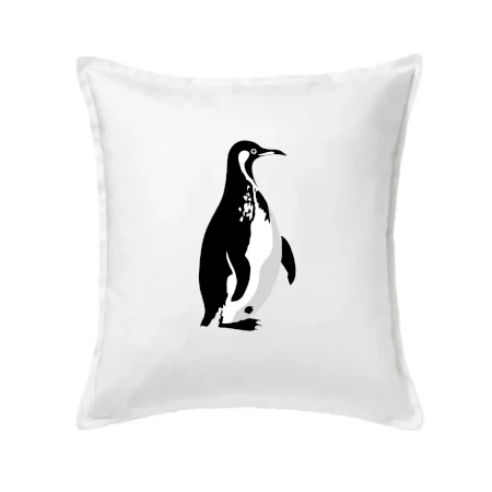 Tučniak čiernobiely z boku