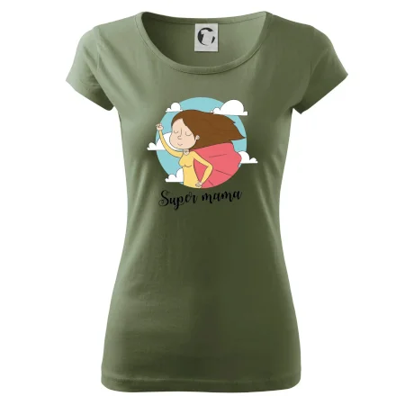 Kreslený obrázok Super mama