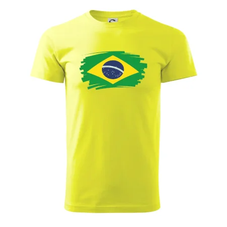 Brazília vlajka štetkou