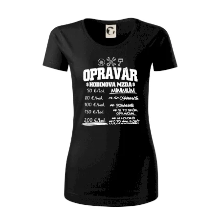 Hodinová mzda - opravár