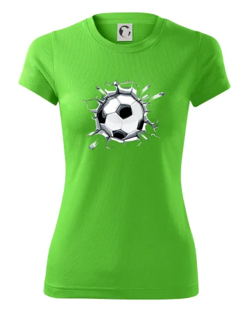 Futbalová lopta v triku