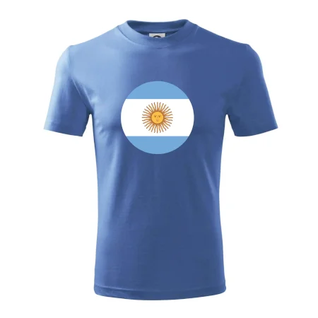 Argentína vlajka guľatá