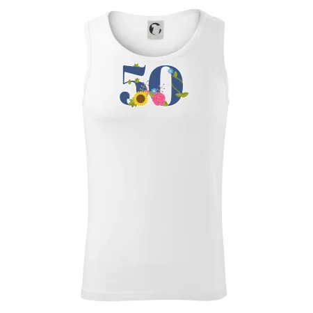 Kvetinové číslo kreslené - 50