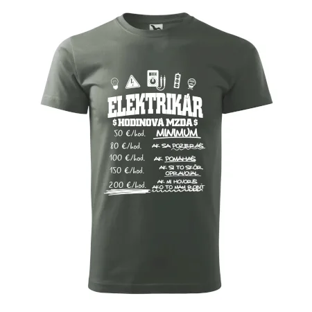 Hodinová mzda elektrikár
