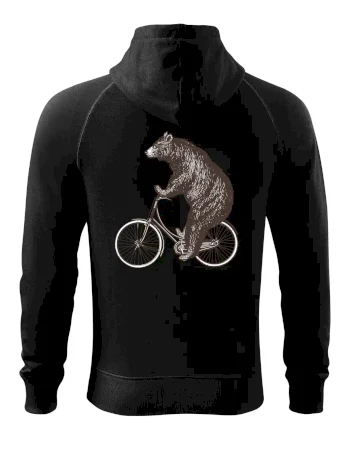 Medveď na bicykli