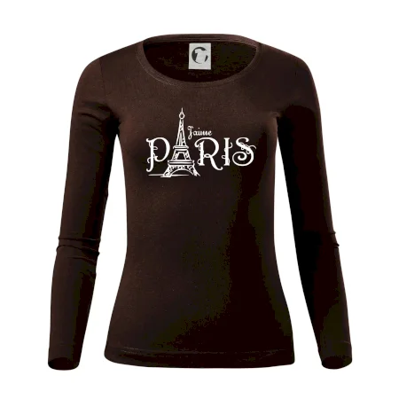 Paris nápis Eiffelovka rovný