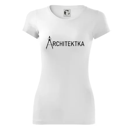 Architektka nápis