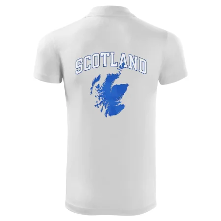 Scotland nápis s mapou