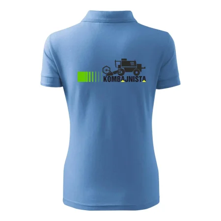 Kombajnista zelená a žltá
