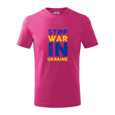 Farebný nápis Stop war in ukraine