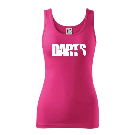 Darts - nápis so šípkarom