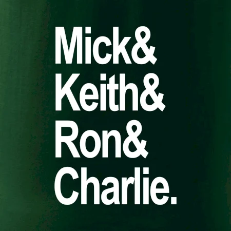 Mick Keith Ron Charlie
