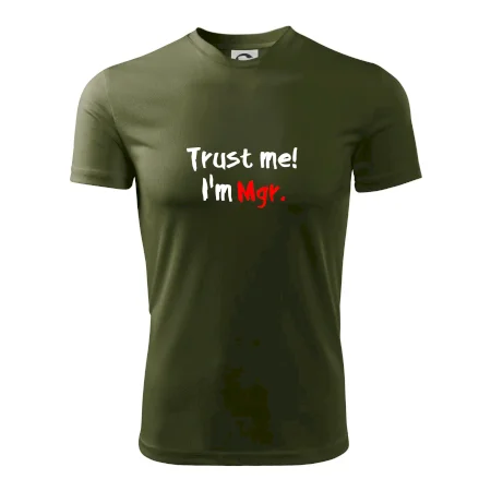 Trust me I´m  Mgr. / Ver mi som Magister.