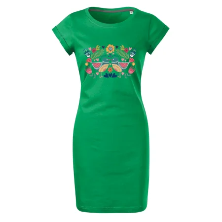 Folklór - dva farebné vtáčiky