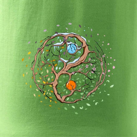 Yin & Yang strom - zima, leto