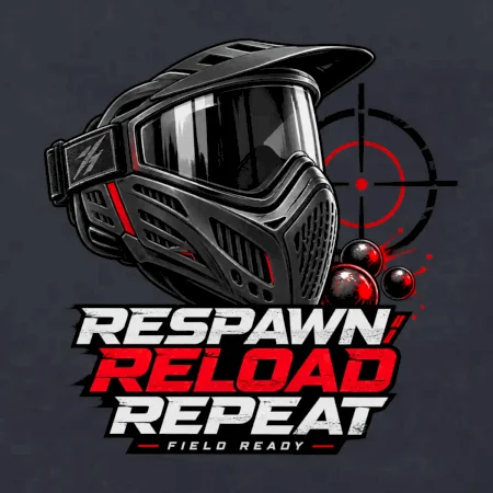 Paintballová maska – Respawn, Reload, Repeat