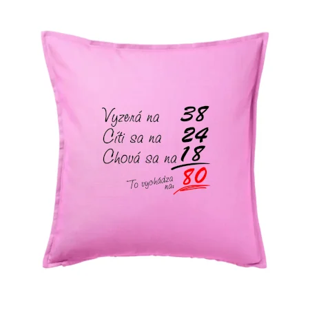 Vyzerá, cíti sa, chová sa - 80 rokov